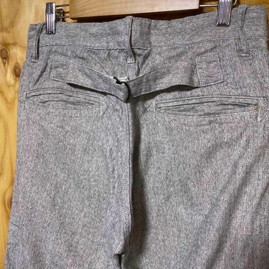 schott(ショット)のショット ブロス パーフェクト グレー ストレート パンツ USA古着 90s メンズのパンツ(スラックス)の商品写真