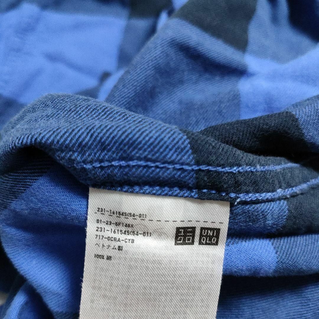 UNIQLO(ユニクロ)のUNIQLO ユニクロ (S)　フランネルチェックシャツ レディースのトップス(シャツ/ブラウス(長袖/七分))の商品写真