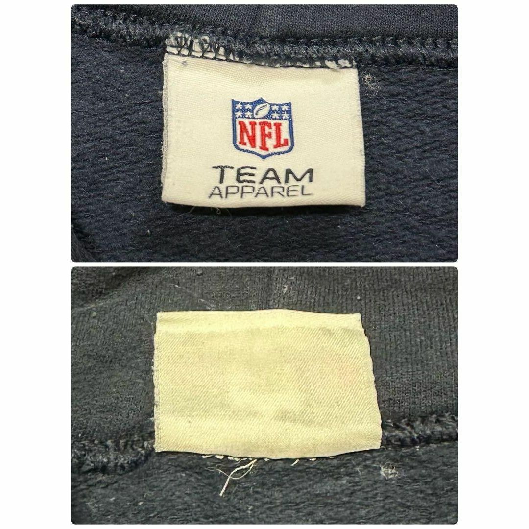 NFL パーカー　スウェット　ビッグプリント　チーム　ビッグシルエット　ネイビー メンズのトップス(パーカー)の商品写真