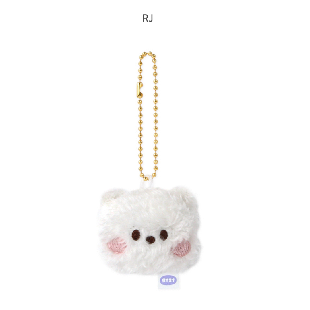 BT21(ビーティーイシビル)のBT21 RJ ジン minini FACE キーリング キーホルダー エンタメ/ホビーのタレントグッズ(アイドルグッズ)の商品写真