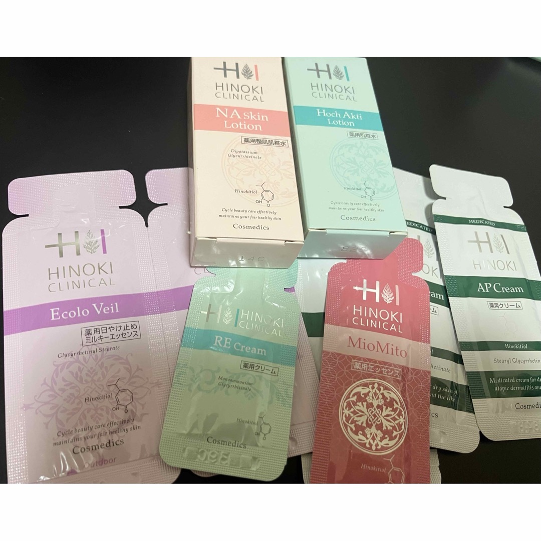 THE HINOKI(ザヒノキ)のヒノキ化粧品サンプル コスメ/美容のキット/セット(サンプル/トライアルキット)の商品写真