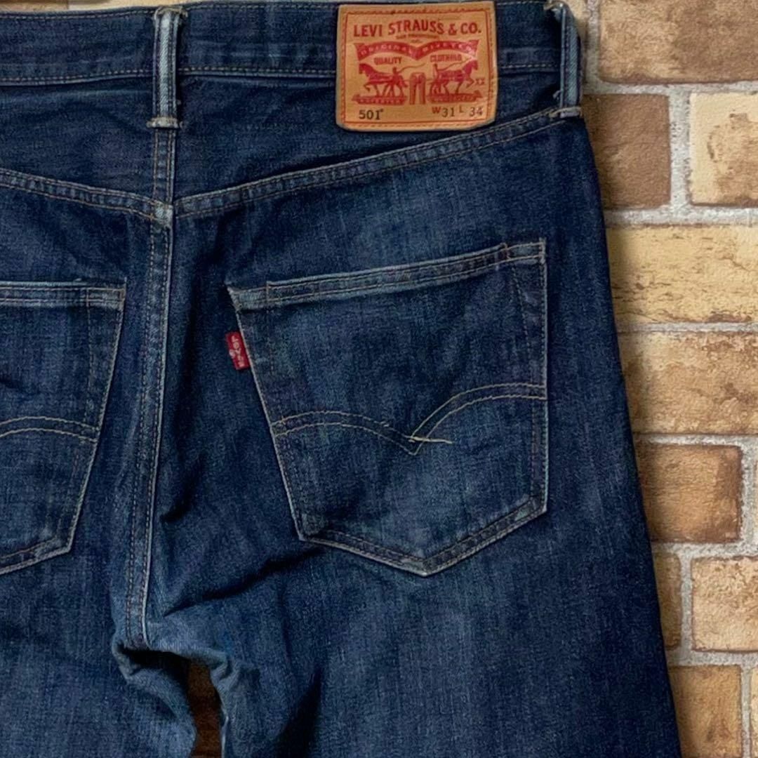 Levi's(リーバイス)のリーバイス　501　デニム　ジーンズ　ジーパン　ボタンフライ　31/34 メンズのパンツ(デニム/ジーンズ)の商品写真