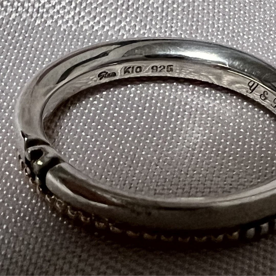 STAR JEWELRY(スタージュエリー)のスタージュエリー K10 925 リング　ダイヤ0.003ct レディースのアクセサリー(リング(指輪))の商品写真