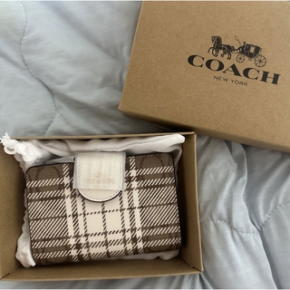 コーチ(COACH)の新品未使用 COACH 財布 C6011 シグネチャーチェック柄(財布)