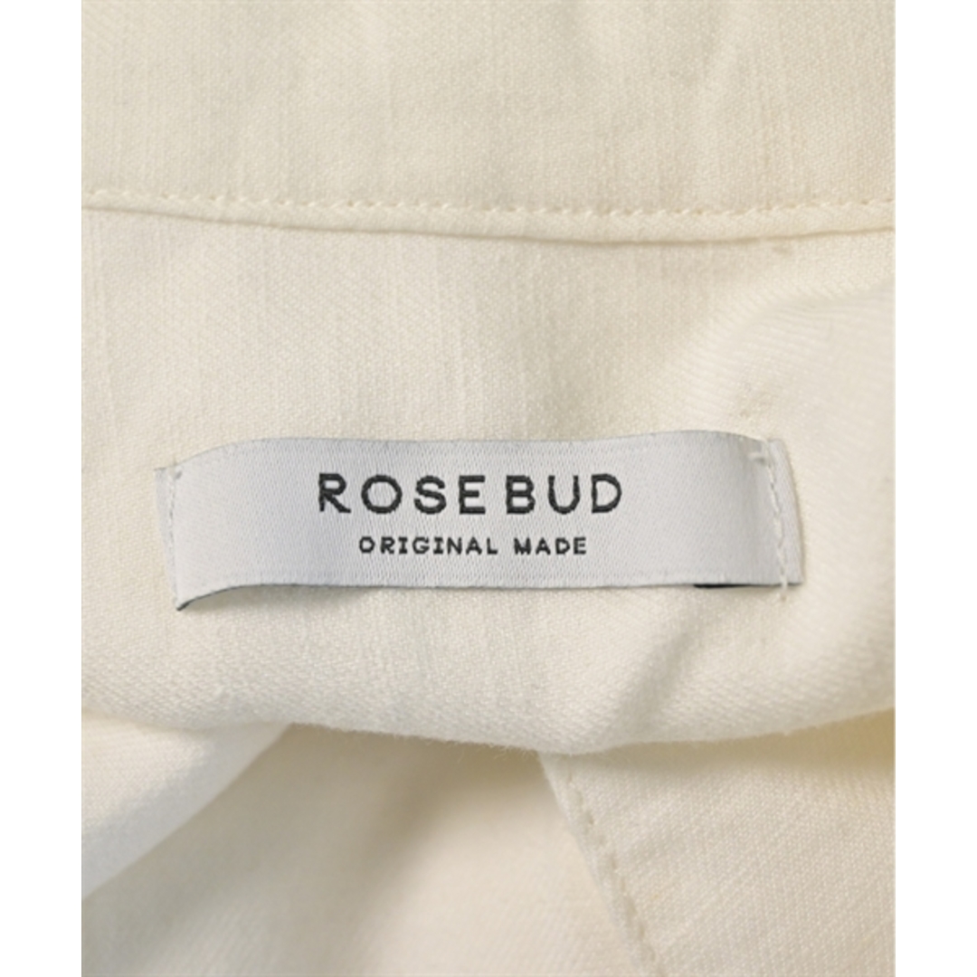 ROSE BUD(ローズバッド)のROSE BUD ローズバット シャツワンピース F 白 【古着】【中古】 レディースのワンピース(その他)の商品写真