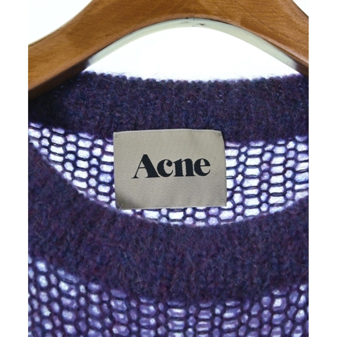 ACNE(アクネ)のAcne アクネ ニット・セーター XS 紫 【古着】【中古】 レディースのトップス(ニット/セーター)の商品写真