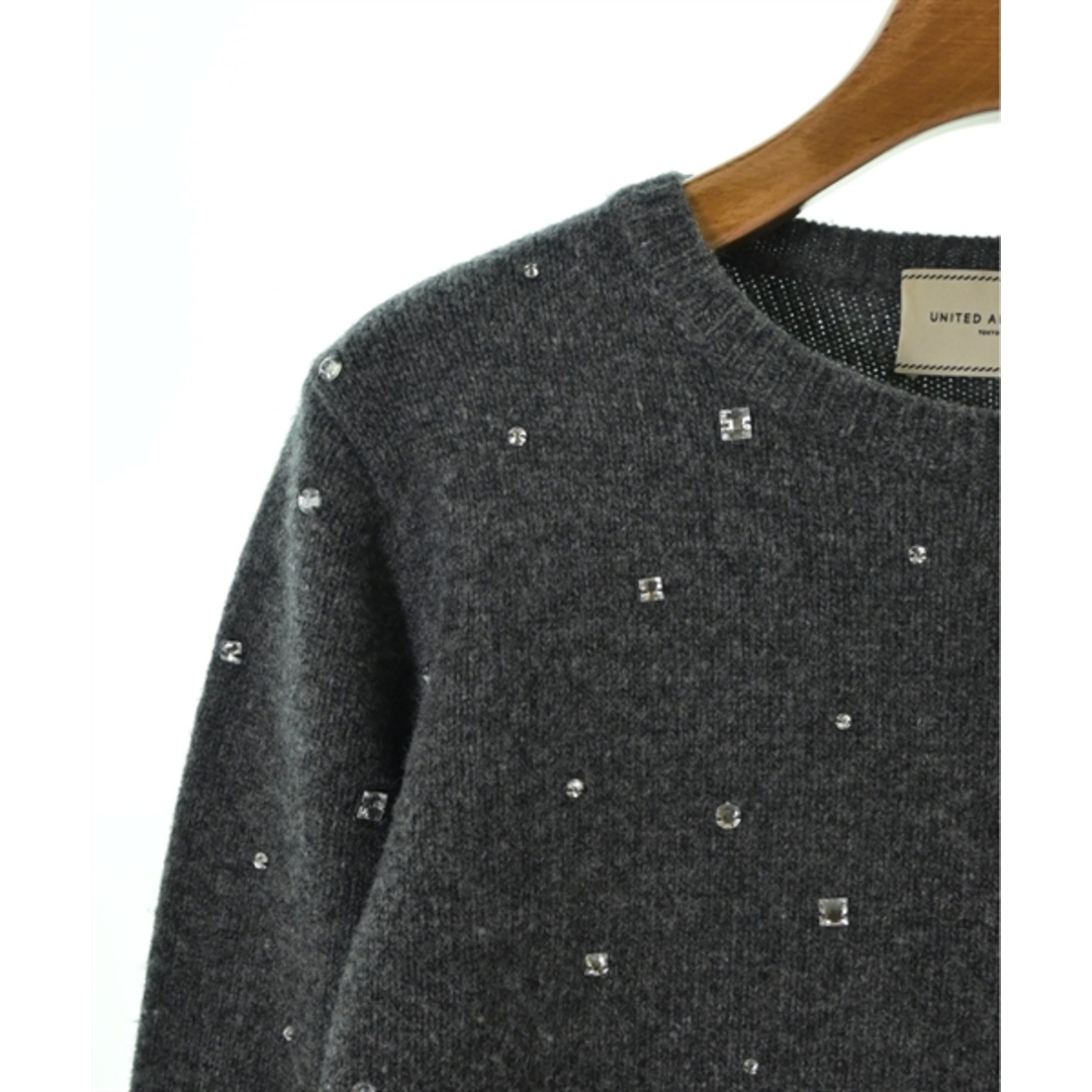 UNITED ARROWS(ユナイテッドアローズ)のUNITED ARROWS ニット・セーター -(XL位) グレー 【古着】【中古】 レディースのトップス(ニット/セーター)の商品写真