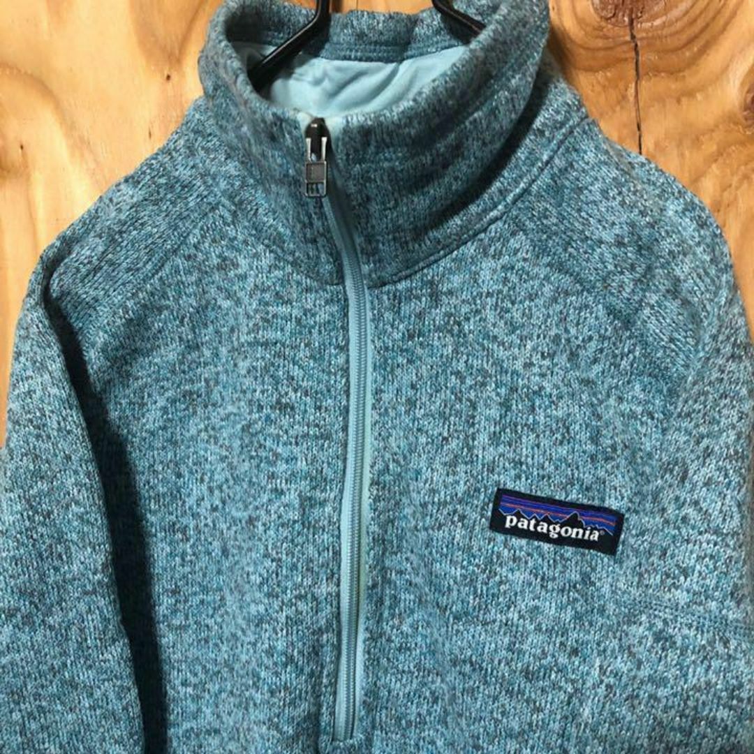 patagonia(パタゴニア)のパタゴニア ニット セーター USA古着 90s ハーフジップ レディース レディースのトップス(ニット/セーター)の商品写真