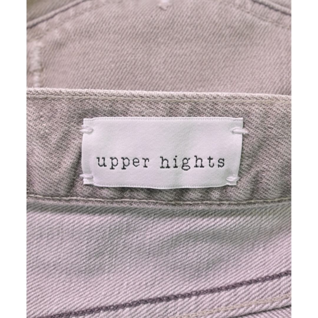 upper hights(アッパーハイツ)のupper hights デニムパンツ 24(S位) グレー(デニム) 【古着】【中古】 レディースのパンツ(デニム/ジーンズ)の商品写真