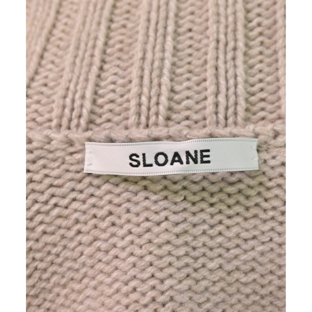 SLOANE(スローン)のSLOANE スローン ニット・セーター 2(M位) ベージュ 【古着】【中古】 レディースのトップス(ニット/セーター)の商品写真