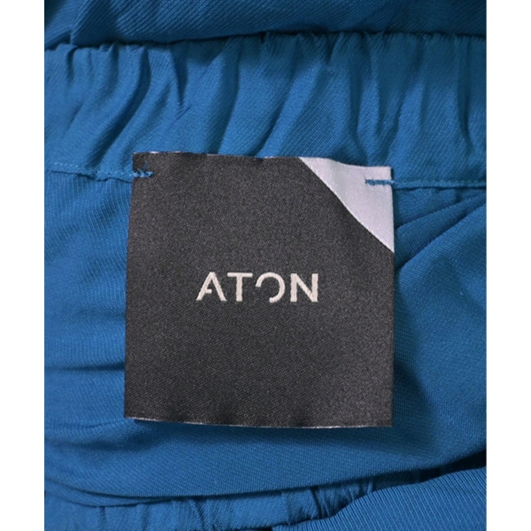 ATON(エイトン)のATON エイトン ロング・マキシ丈スカート 2(M位) 青 【古着】【中古】 レディースのスカート(ロングスカート)の商品写真