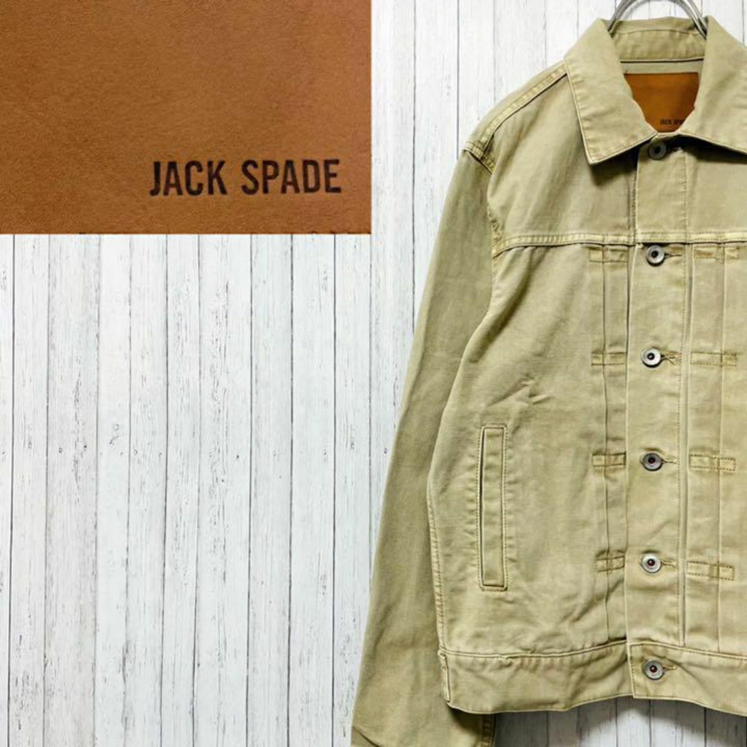 JACKSPADE デニムジャケット　Gジャン　デザインジャケット　コットン メンズのジャケット/アウター(Gジャン/デニムジャケット)の商品写真