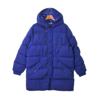 STONE ISLAND - STONE ISLAND ストーンアイランド ダウンコート M 青 【古着】【中古】