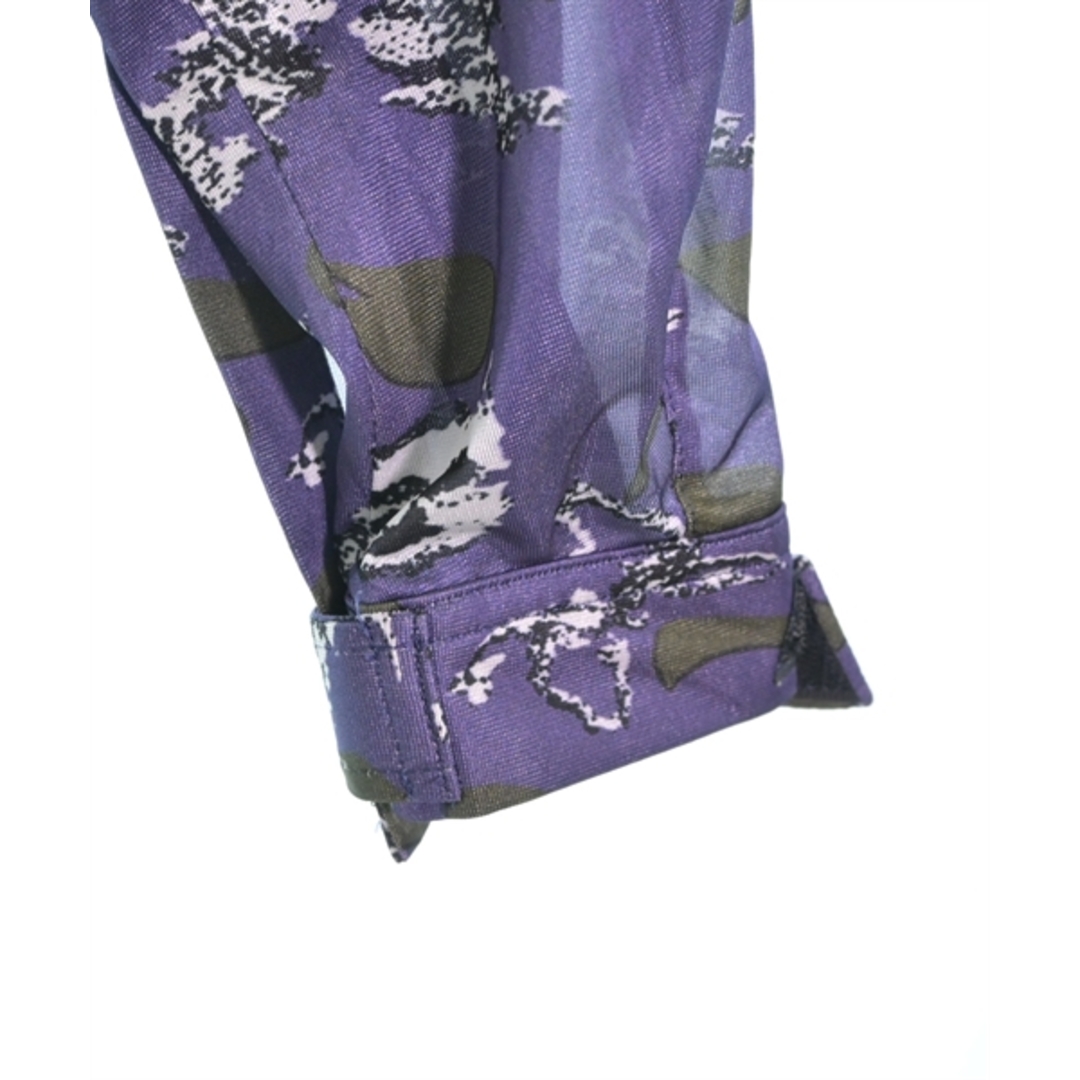 TOGA(トーガ)のTOGA トーガ ブラウス 38(M位) 紫xカーキx白(総柄) 【古着】【中古】 レディースのトップス(シャツ/ブラウス(長袖/七分))の商品写真