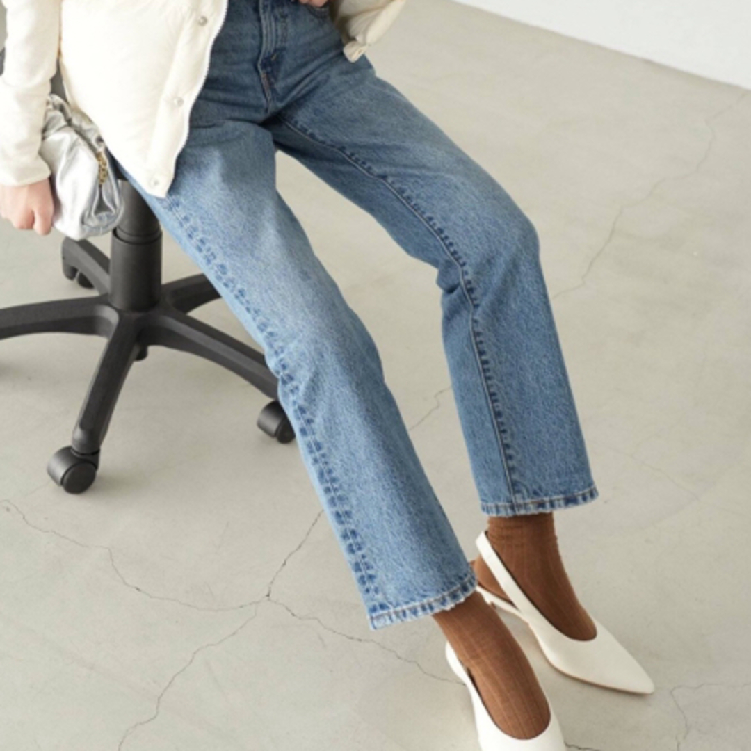 SLOBE IENA(スローブイエナ)のSLOBE IENA 別注 Levi’s MIDDY ANKLE BOOT レディースのパンツ(デニム/ジーンズ)の商品写真