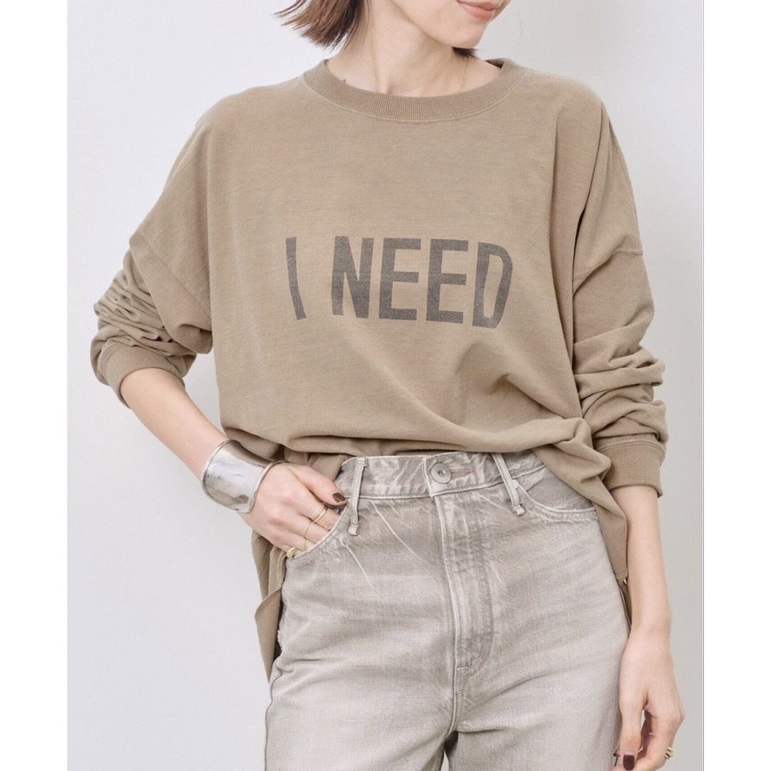 L'Appartement DEUXIEME CLASSE(アパルトモンドゥーズィエムクラス)の【REMI RELIEF/レミレリーフ】 LONGSLEEVET’I NEED’ レディースのトップス(Tシャツ(長袖/七分))の商品写真