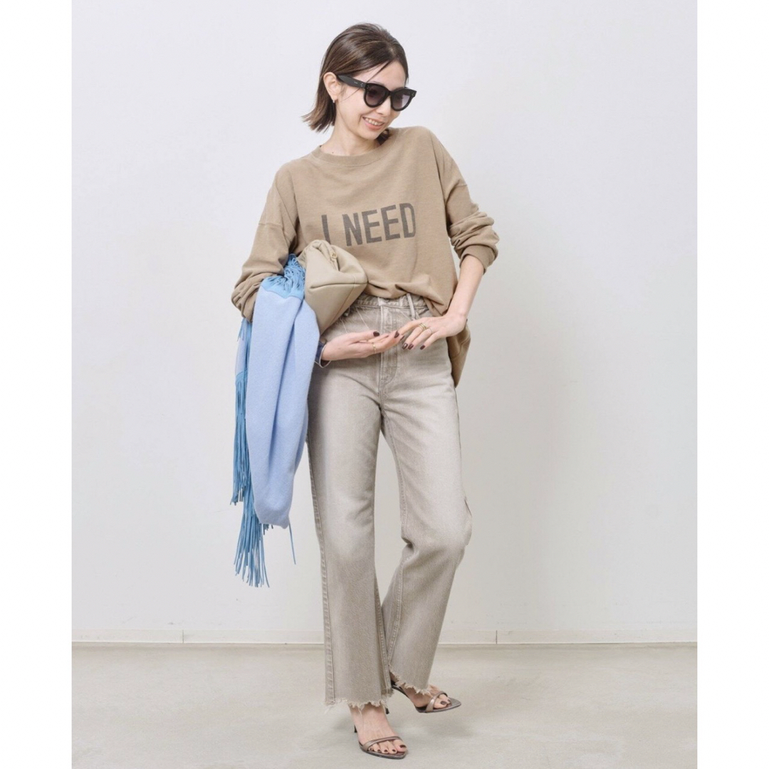 L'Appartement DEUXIEME CLASSE(アパルトモンドゥーズィエムクラス)の【REMI RELIEF/レミレリーフ】 LONGSLEEVET’I NEED’ レディースのトップス(Tシャツ(長袖/七分))の商品写真