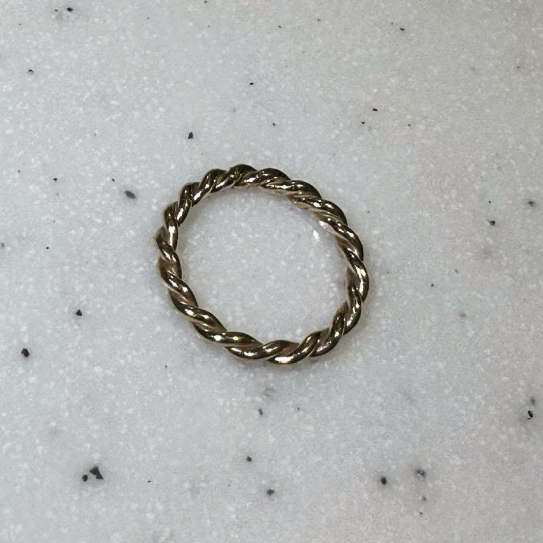 ALEXIA STAM(アリシアスタン)のEL FLAMINGO リング　twist ring 指輪 14KGF レディースのアクセサリー(リング(指輪))の商品写真