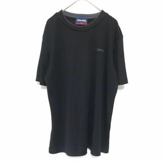 スポルディング 半袖Tシャツ M 黒 トレーニング ラン ジム  運動　スポーツ(Tシャツ/カットソー(半袖/袖なし))