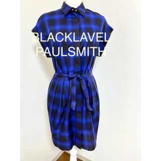 ポールスミス(Paul Smith)のポールスミスブラックレーベル   フレンチスリーブワンピース(ひざ丈ワンピース)