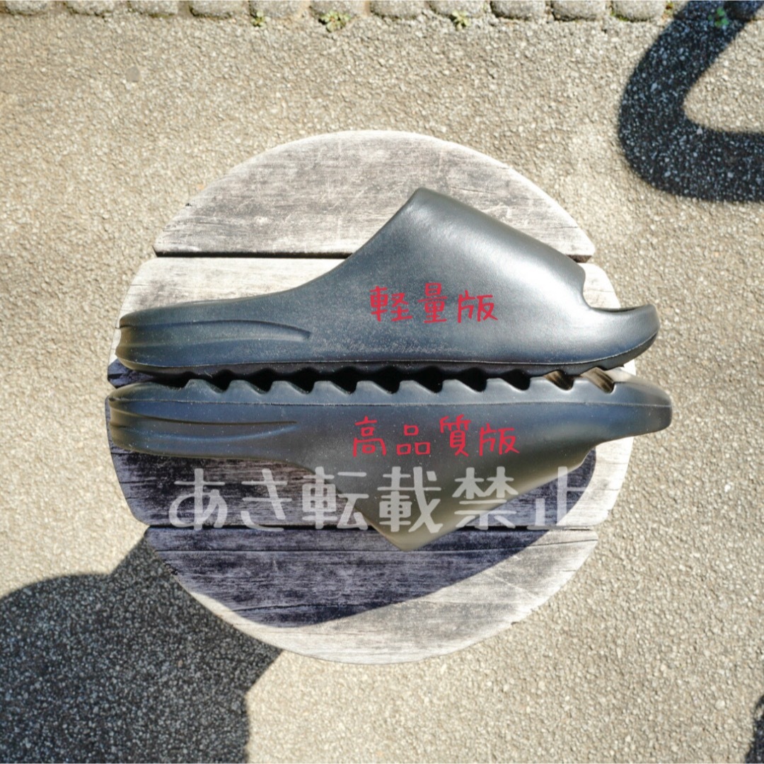 高品質版　イージー　スライドサンダル　厚底サンダル　メンズ　ブラック　26.5 メンズの靴/シューズ(サンダル)の商品写真