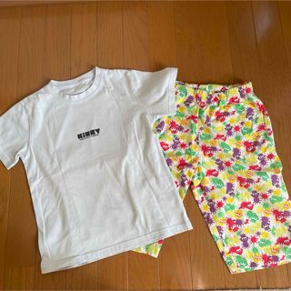 ユニクロ(UNIQLO)のカービーTシャツ、スプラトゥーンステテコ　130(Tシャツ/カットソー)