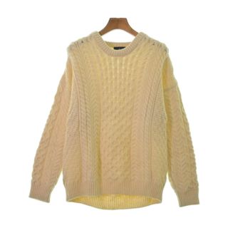 アランウーレンミルズ(aran WOOLLEN MILLS)のaran WOOLLEN MILLS ニット・セーター XS アイボリー 【古着】【中古】(ニット/セーター)