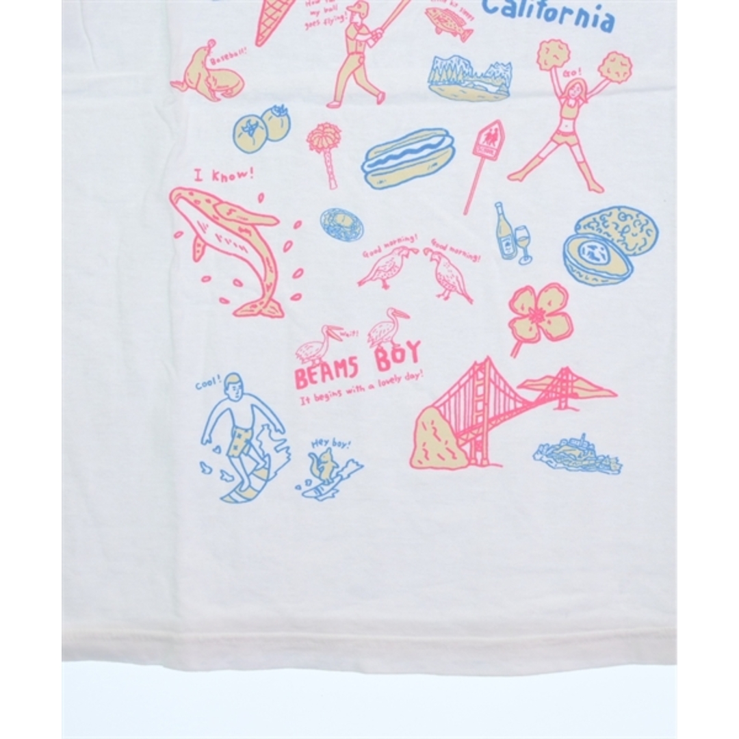 BEAMS BOY(ビームスボーイ)のBEAMS BOY ビームスボーイ Tシャツ・カットソー -(M位) 白 【古着】【中古】 レディースのトップス(カットソー(半袖/袖なし))の商品写真