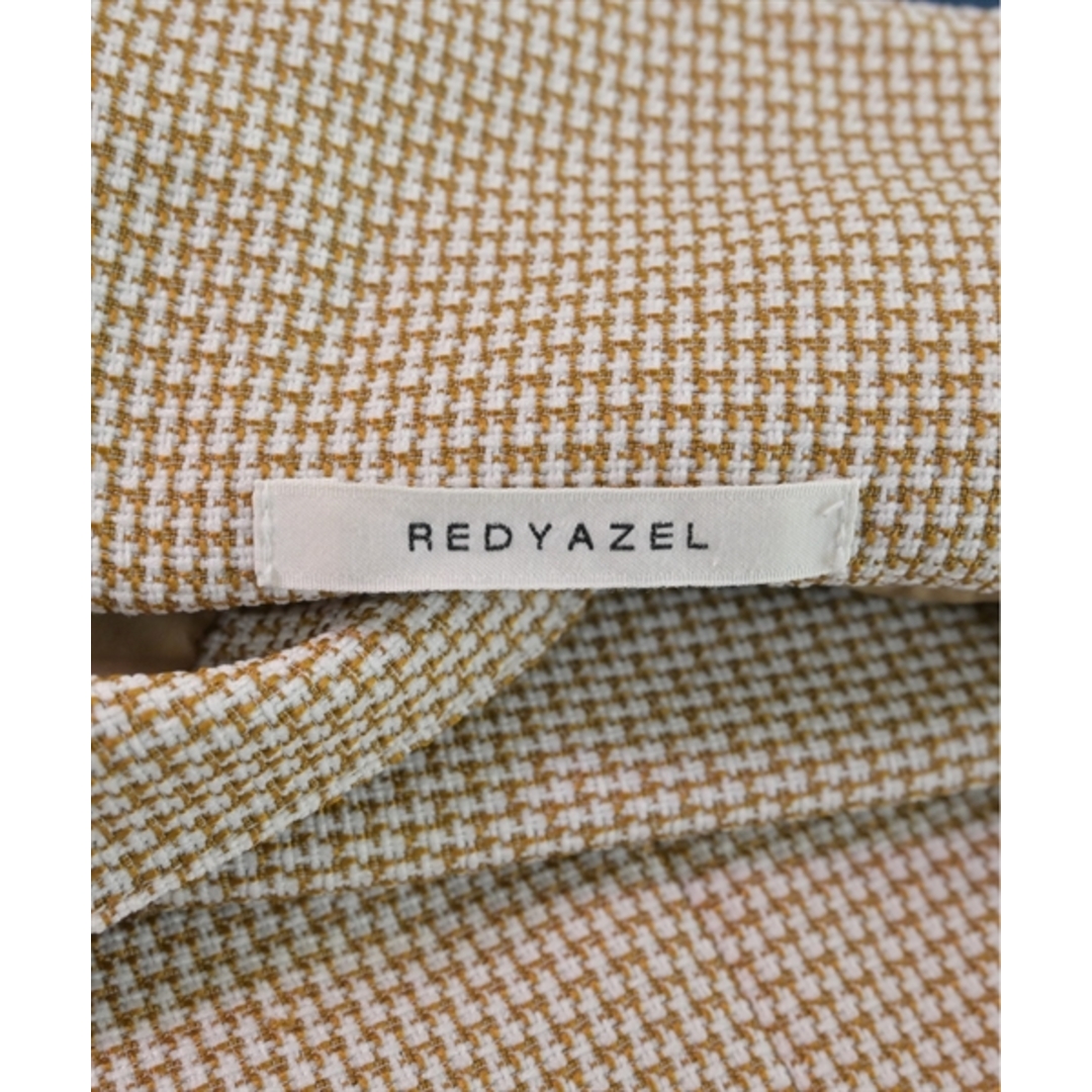 REDYAZEL(レディアゼル)のREDYAZEL レディアゼル ワンピース M ベージュx白(総柄) 【古着】【中古】 レディースのワンピース(ひざ丈ワンピース)の商品写真