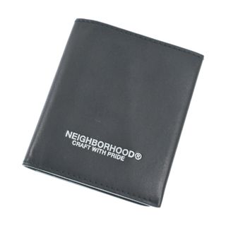 ネイバーフッド(NEIGHBORHOOD)のNEIGHBORHOOD ネイバーフッド 財布・コインケース - 黒 【古着】【中古】(折り財布)