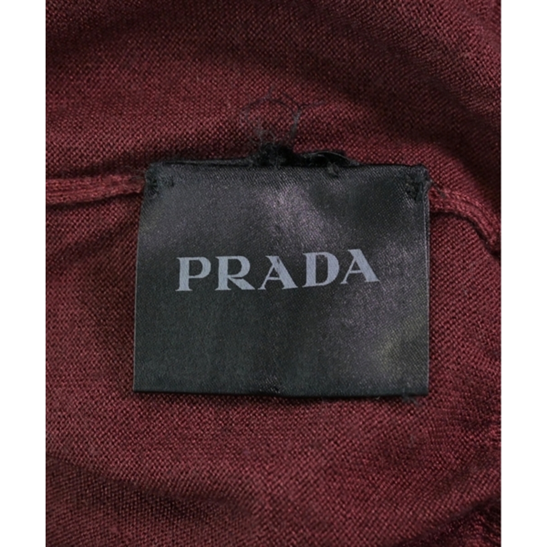 PRADA(プラダ)のPRADA プラダ カーディガン 54(XXL位) エンジ系 【古着】【中古】 メンズのトップス(カーディガン)の商品写真