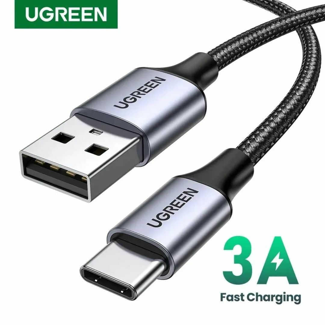 UGREEN(ユーグリーン)のUGREEN USB TypeC ケーブル 1m　ユーグリーン スマホ/家電/カメラのスマホアクセサリー(その他)の商品写真