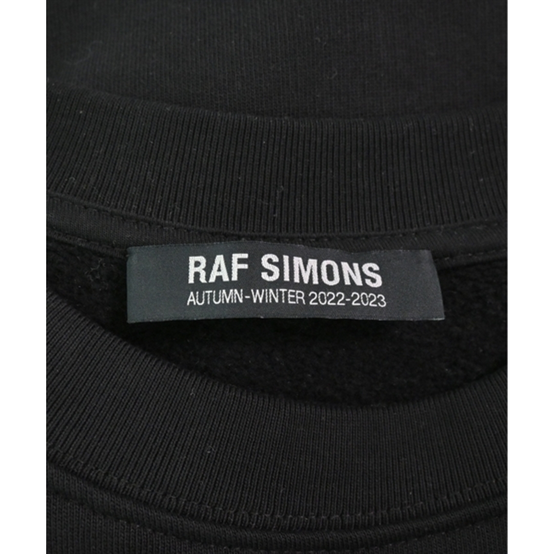 RAF SIMONS - RAF SIMONS ラフシモンズ スウェット M 黒 【古着 RAF SIMONS - RAF SIMONS ラフシモンズ スウェット M 黒 【古着