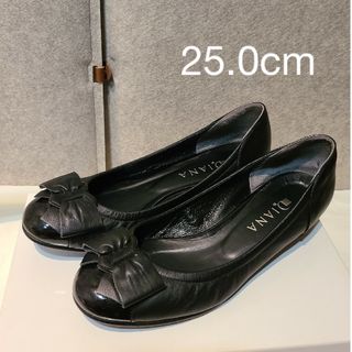 ローヒールパンプス　25.0cm