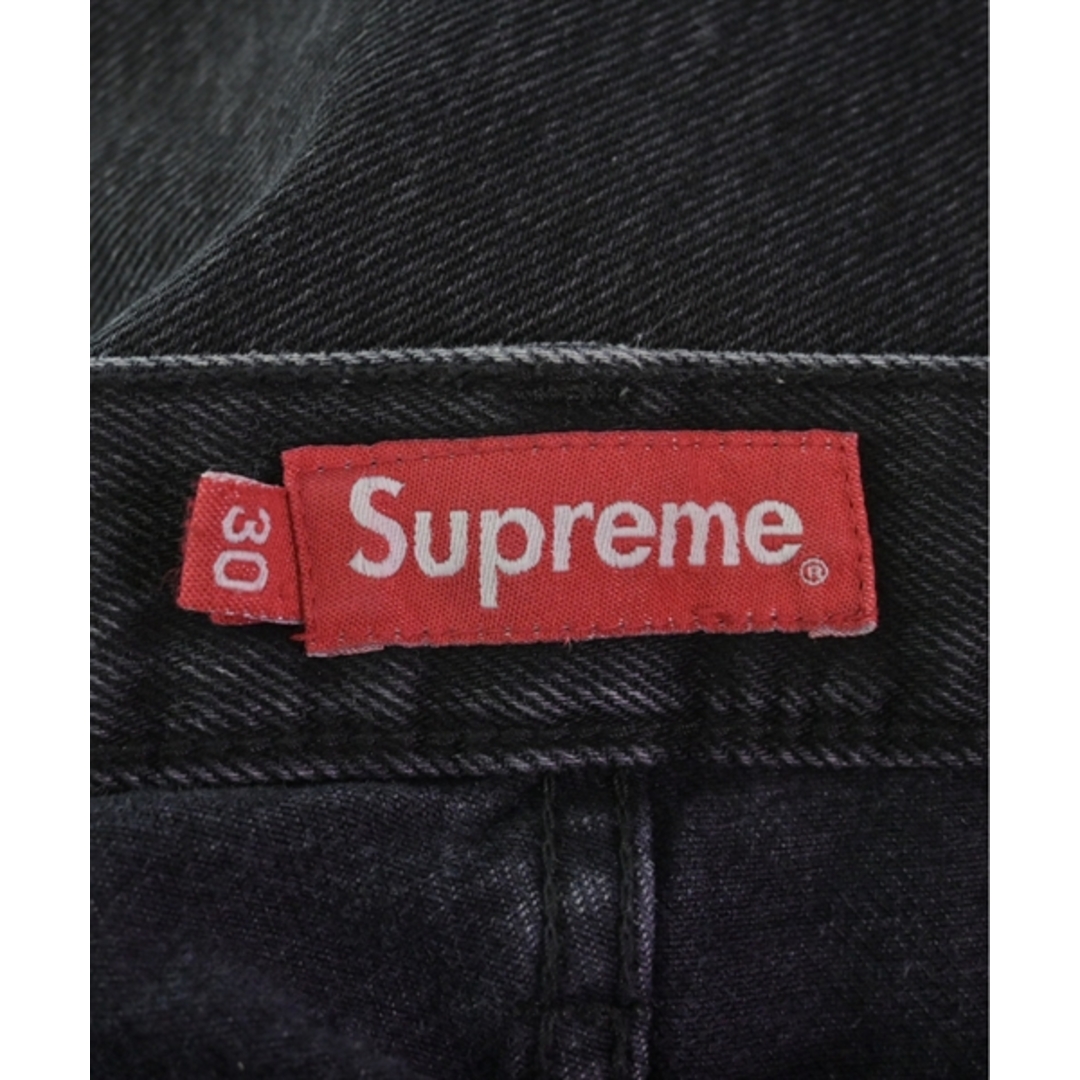 Supreme(シュプリーム)のSupreme シュプリーム デニムパンツ 30(M位) 黒 【古着】【中古】 メンズのパンツ(デニム/ジーンズ)の商品写真