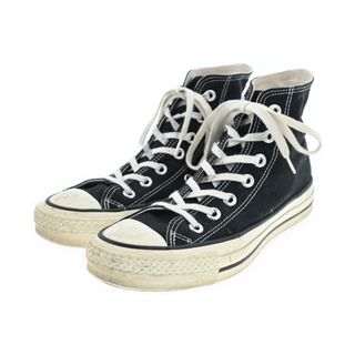 コンバース(CONVERSE)のCONVERSE コンバース スニーカー UK4 1/2(23cm位) 黒 【古着】【中古】(スニーカー)