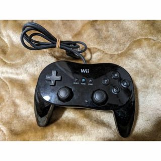 良品　Wii　クラシックコントローラPROクロ　RVL-005(その他)