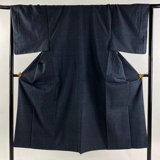 男着物 身丈144cm 裄丈67.5cm 正絹 優品 【中古】(着物)