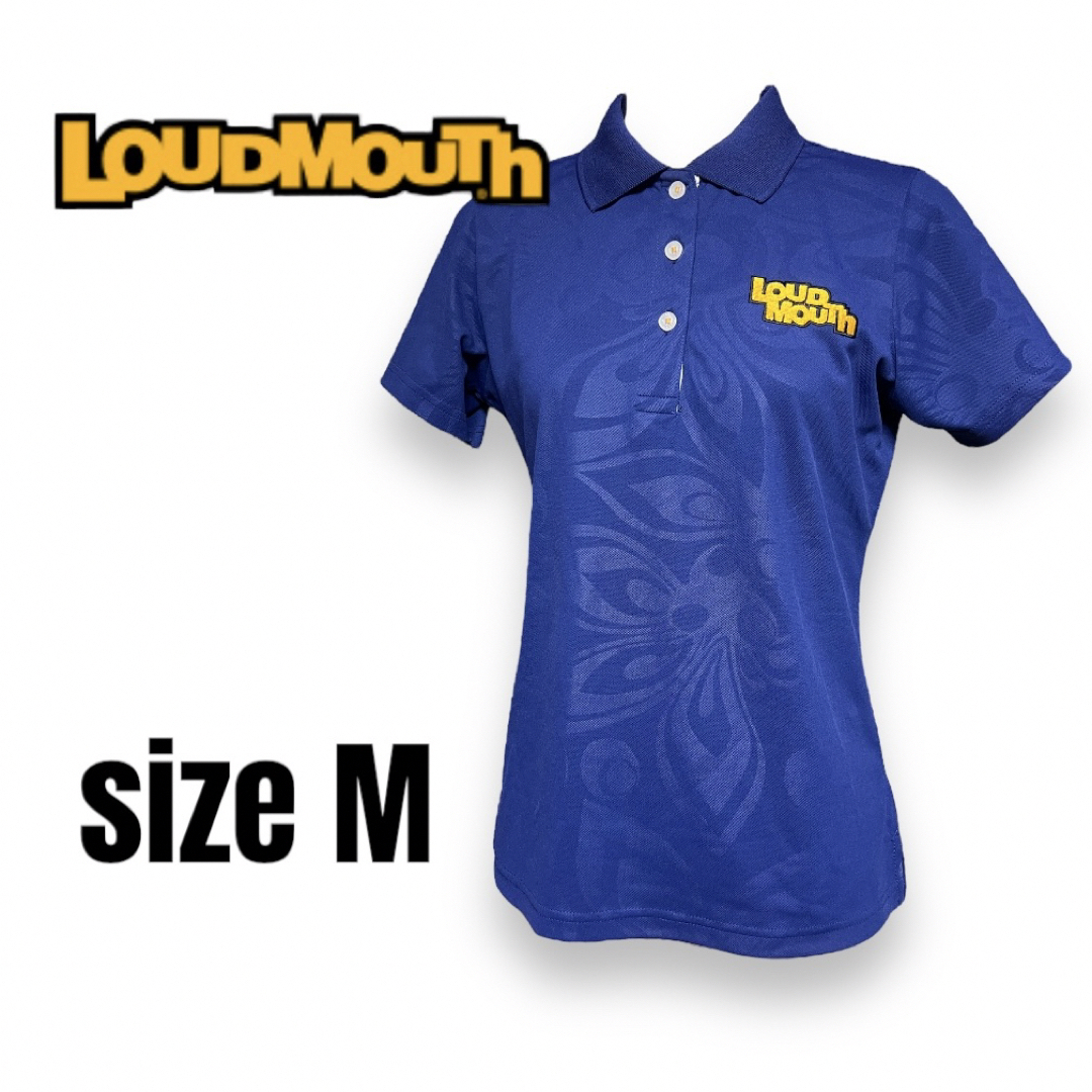 Loudmouth(ラウドマウス)のLOUD MOUTH ラウドマウス 半袖ポロシャツ シャガデリック柄 レディース スポーツ/アウトドアのゴルフ(ウエア)の商品写真