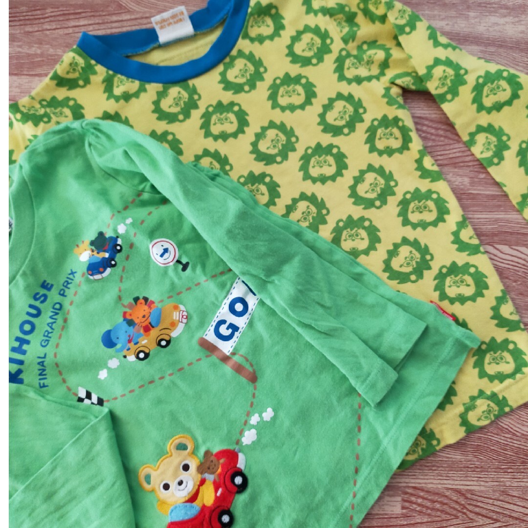 mikihouse(ミキハウス)のミキハウス　ビッツ　長袖Tシャツ キッズ/ベビー/マタニティのキッズ服男の子用(90cm~)(Tシャツ/カットソー)の商品写真