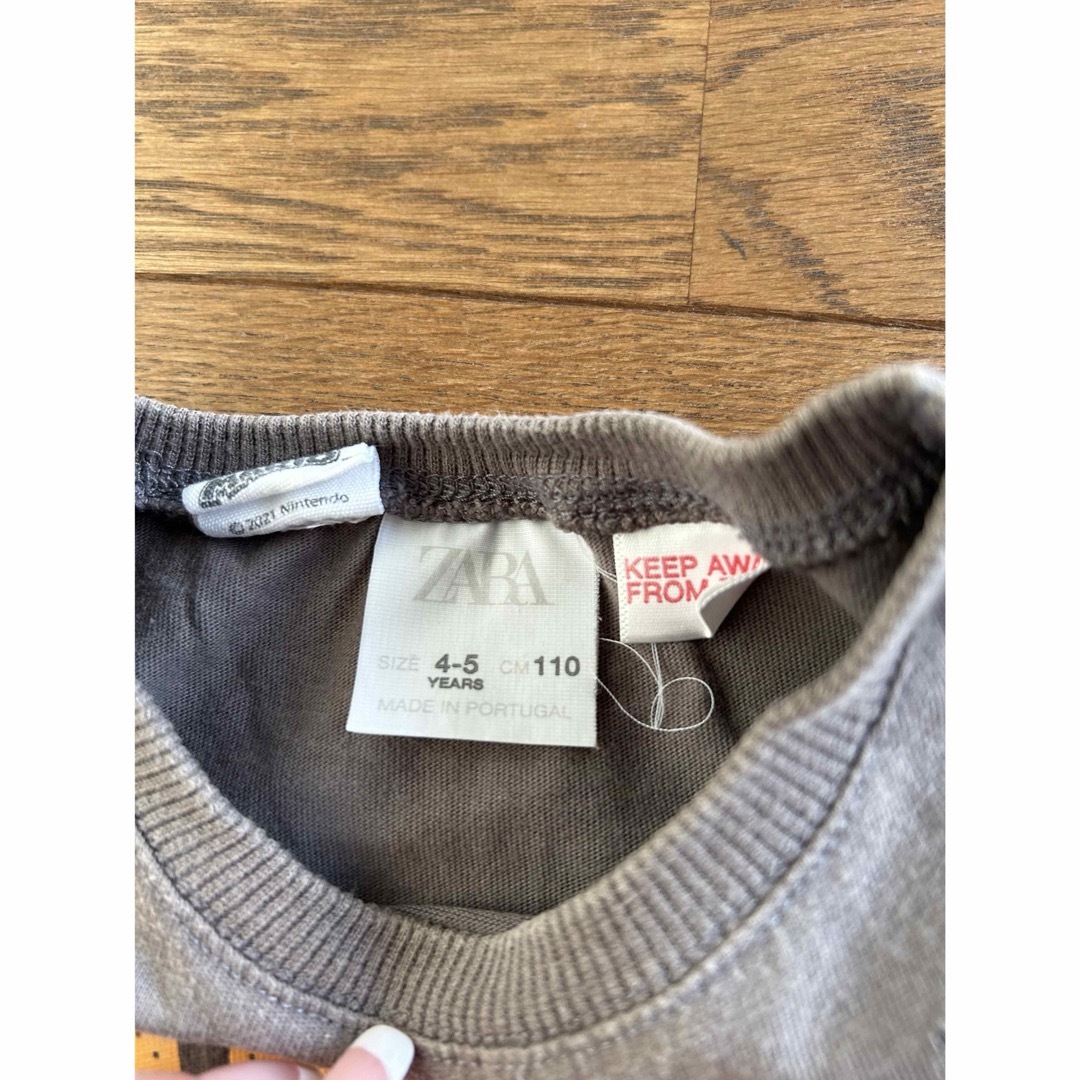 ZARA KIDS(ザラキッズ)のマリオ　Tシャツ　110cm まとめ売り キッズ/ベビー/マタニティのキッズ服男の子用(90cm~)(Tシャツ/カットソー)の商品写真