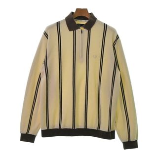 フレッドペリー(FRED PERRY)のFRED PERRY フレッドペリー ポロシャツ M ベージュ 【古着】【中古】(ポロシャツ)