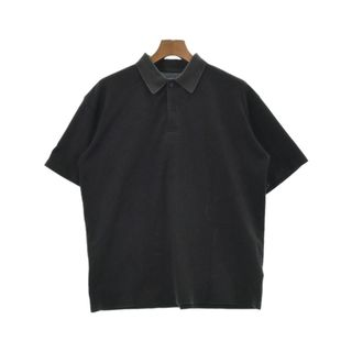 デサント(DESCENTE)のDESCENTE デサント ポロシャツ M 黒系 【古着】【中古】(ポロシャツ)