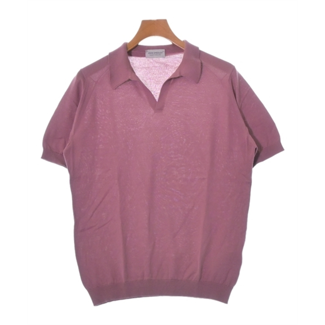 JOHN SMEDLEY(ジョンスメドレー)のJOHN SMEDLEY ジョンスメドレー ニット・セーター L ピンク 【古着】【中古】 メンズのトップス(ニット/セーター)の商品写真