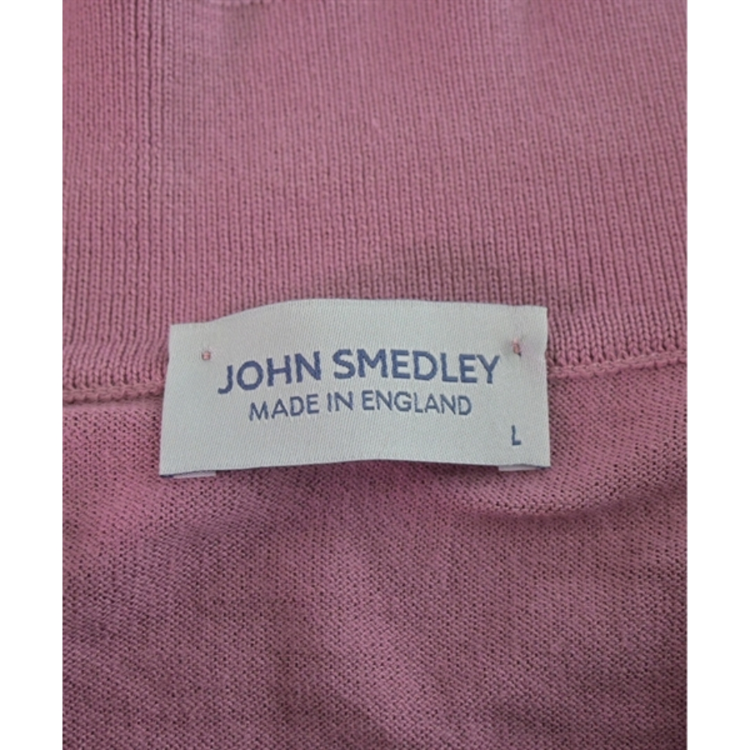 JOHN SMEDLEY(ジョンスメドレー)のJOHN SMEDLEY ジョンスメドレー ニット・セーター L ピンク 【古着】【中古】 メンズのトップス(ニット/セーター)の商品写真