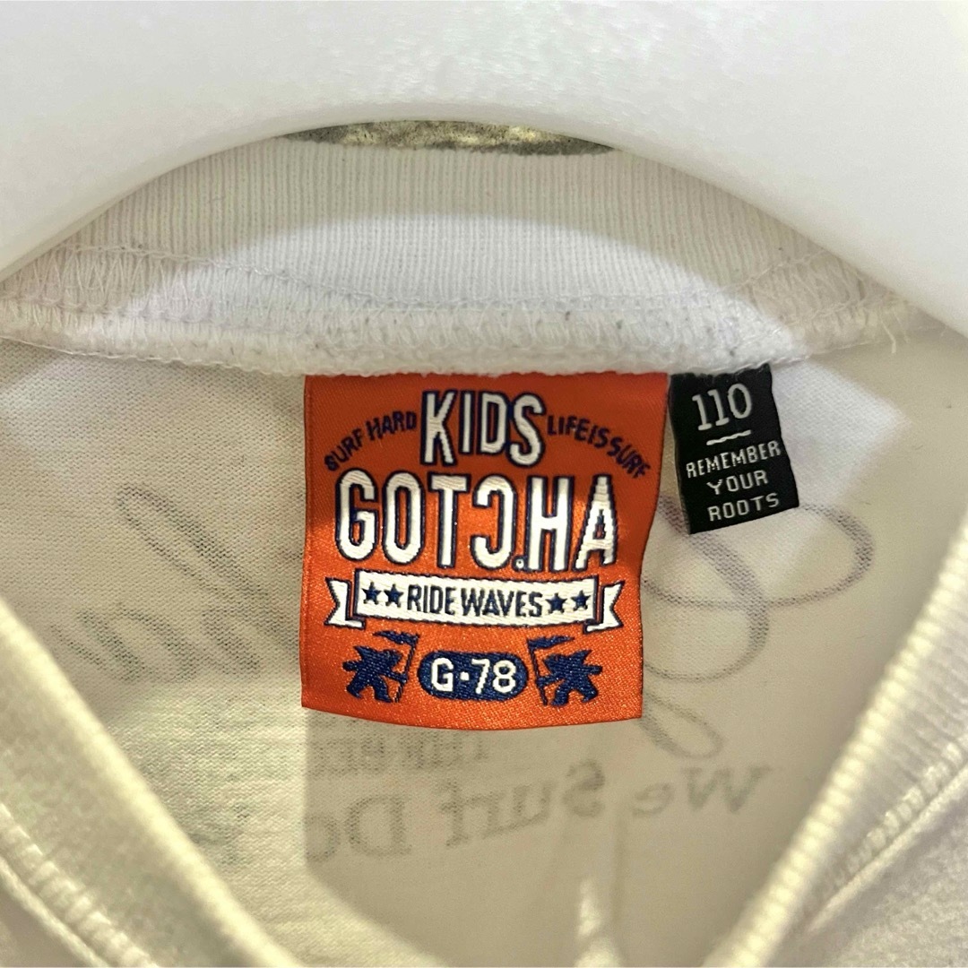GOTCHA(ガッチャ)のGOTCHA ロンᎢ 110cm キッズ 子供服 キッズ/ベビー/マタニティのキッズ服男の子用(90cm~)(Tシャツ/カットソー)の商品写真