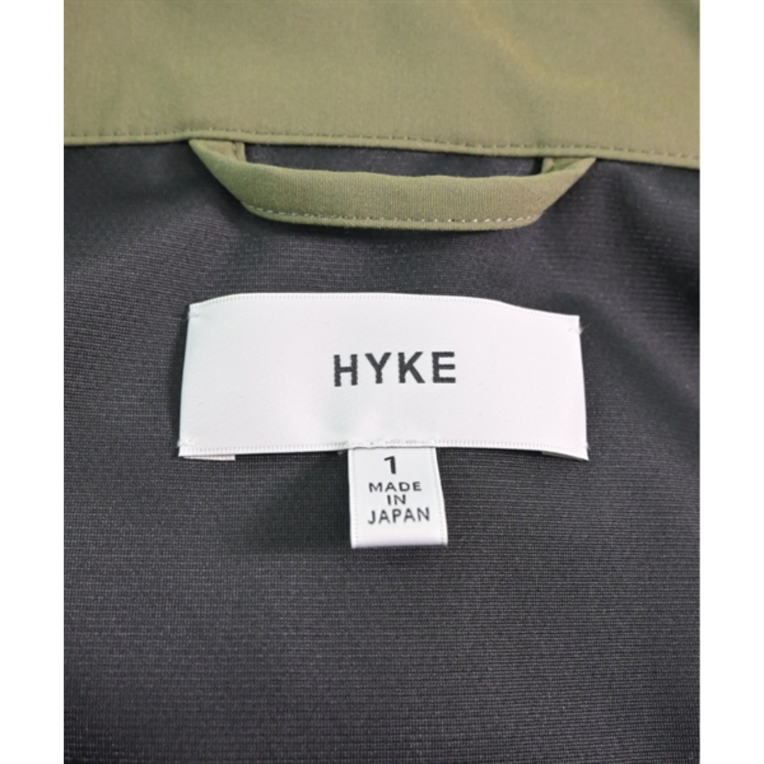 HYKE(ハイク)のHYKE ハイク ミリタリーブルゾン 1(S位) カーキ 【古着】【中古】 レディースのジャケット/アウター(ミリタリージャケット)の商品写真