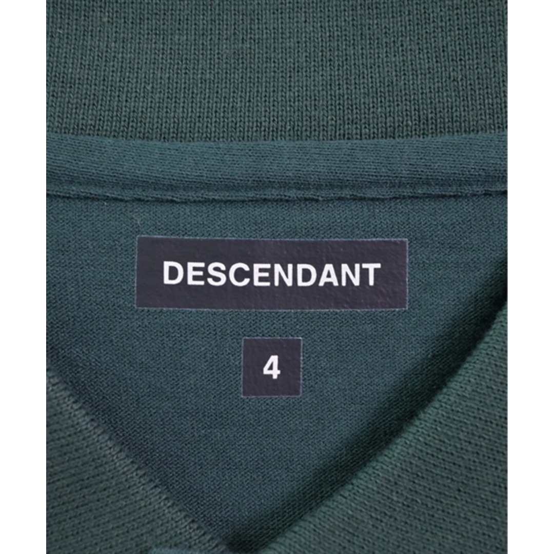 DESCENDANT(ディセンダント)のDESCENDANT ディセンダント ポロシャツ 4(XL位) 緑 【古着】【中古】 メンズのトップス(ポロシャツ)の商品写真