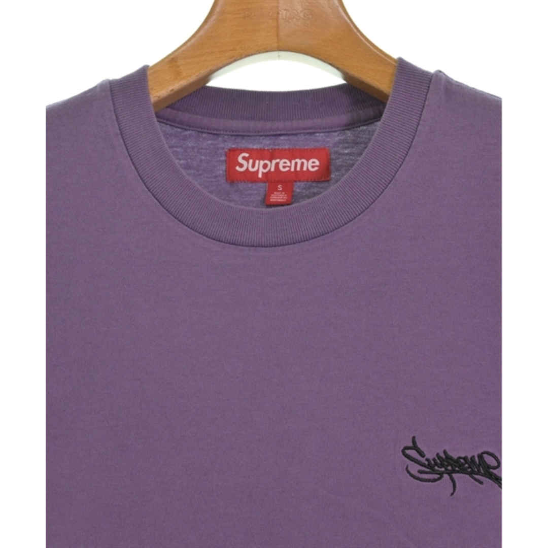 Supreme(シュプリーム)のSupreme シュプリーム Tシャツ・カットソー S 紫 【古着】【中古】 メンズのトップス(Tシャツ/カットソー(半袖/袖なし))の商品写真