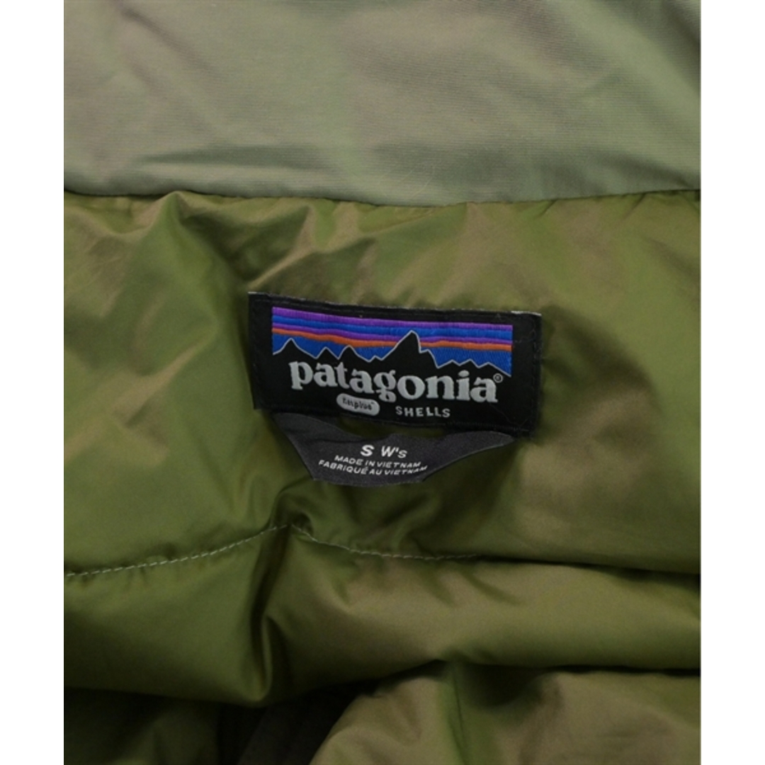 patagonia(パタゴニア)のpatagonia パタゴニア ダウンジャケット/ダウンベスト S カーキ 【古着】【中古】 レディースのジャケット/アウター(ダウンジャケット)の商品写真